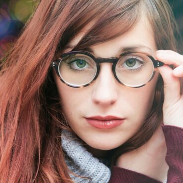 glasses woman